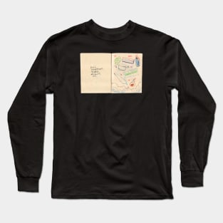 Roll up stoner zine Long Sleeve T-Shirt